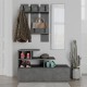 Έπιπλο εισόδου Vesty Megapap χρώμα γκρι ρετρό 100x30x61εκ. Έπιπλο εισόδου Vesty Megapap χρώμα γκρι ρετρό 100x30x61εκ.