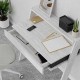 Γραφείο εργασίας Cowork Megapap από μελαμίνη χρώμα λευκό αντικέ 94x50x91εκ. Γραφείο εργασίας Cowork Megapap από μελαμίνη χρώμα λευκό αντικέ 94x50x91εκ.
