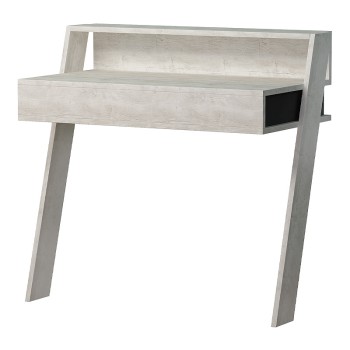 Γραφείο εργασίας Cowork Megapap χρώμα λευκό αντικέ 94x50x91εκ.