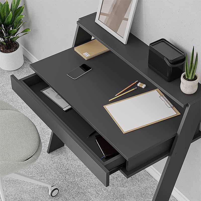 Γραφείο εργασίας Cowork Megapap χρώμα ανθρακί 94x50x91εκ.