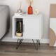 Κομοδίνο μελαμίνης Glynn Megapap χρώμα λευκό 50,2x44,6x60εκ. Κομοδίνο μελαμίνης Glynn Megapap χρώμα λευκό 50,2x44,6x60εκ.