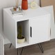 Κομοδίνο μελαμίνης Glynn Megapap χρώμα λευκό 50,2x44,6x60εκ. Κομοδίνο μελαμίνης Glynn Megapap χρώμα λευκό 50,2x44,6x60εκ.