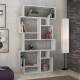 Βιβλιοθήκη μελαμίνης Karmato Megapap χρώμα λευκό 96x25,5x168,5εκ. Βιβλιοθήκη μελαμίνης Karmato Megapap χρώμα λευκό 96x25,5x168,5εκ.