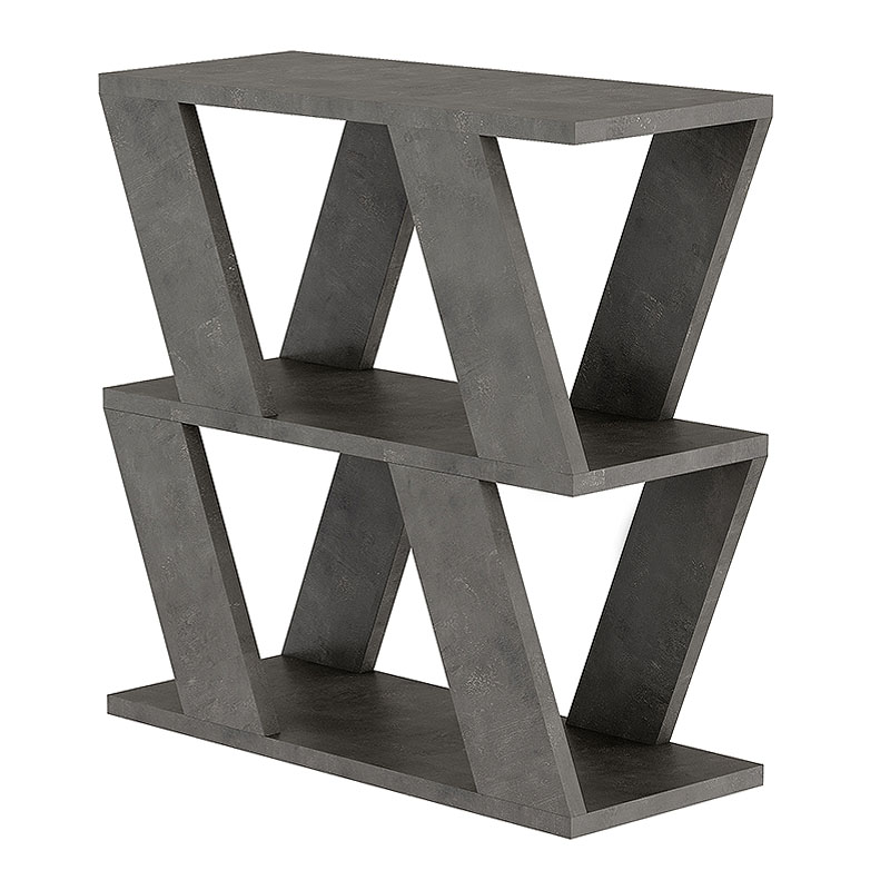 Τραπεζάκι βοηθητικό Lazena Megapap χρώμα γκρι ρετρό 60x22x57εκ.