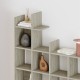 Βιβλιοθήκη Manco Megapap χρώμα travertine 122x25,5x188εκ. Βιβλιοθήκη Manco Megapap χρώμα travertine 122x25,5x188εκ.
