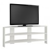 Έπιπλο τηλεόρασης γωνιακό Thales Megapap χρώμα λευκό 110x36x45εκ.