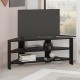 Έπιπλο τηλεόρασης γωνιακό Thales Megapap χρώμα black wood 110x36x45εκ. Έπιπλο τηλεόρασης γωνιακό Thales Megapap χρώμα black wood 110x36x45εκ.
