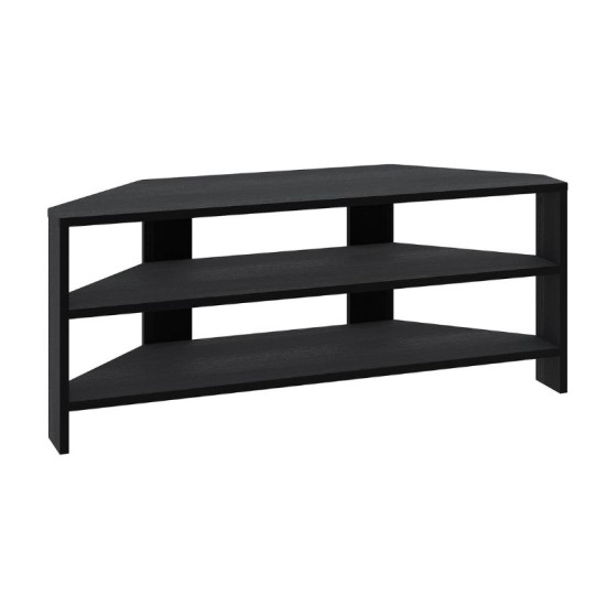 Έπιπλο τηλεόρασης γωνιακό Thales Megapap χρώμα black wood 110x36x45εκ. Έπιπλο τηλεόρασης γωνιακό Thales Megapap χρώμα black wood 110x36x45εκ.