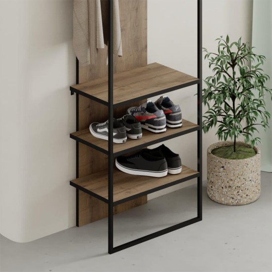 Έπιπλο εισόδου Archy Megapap χρώμα ανοιχτό καρυδί 53x31,7x180εκ. Έπιπλο εισόδου Archy Megapap χρώμα ανοιχτό καρυδί 53x31,7x180εκ.