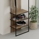 Έπιπλο εισόδου Archy Megapap χρώμα ανοιχτό καρυδί 53x31,7x180εκ. Έπιπλο εισόδου Archy Megapap χρώμα ανοιχτό καρυδί 53x31,7x180εκ.