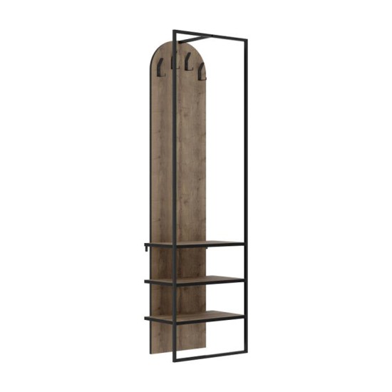Έπιπλο εισόδου Archy Megapap χρώμα ανοιχτό καρυδί 53x31,7x180εκ. Έπιπλο εισόδου Archy Megapap χρώμα ανοιχτό καρυδί 53x31,7x180εκ.