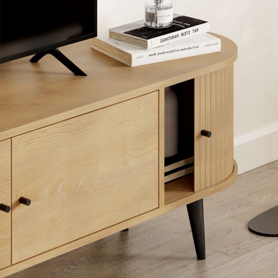 Έπιπλο τηλεόρασης Gentle Megapap χρώμα sapphire oak 180x40x52εκ. Έπιπλο τηλεόρασης Gentle Megapap χρώμα sapphire oak 180x40x52εκ.