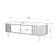 Έπιπλο τηλεόρασης Gentle Megapap χρώμα sapphire oak 180x40x52εκ. Έπιπλο τηλεόρασης Gentle Megapap χρώμα sapphire oak 180x40x52εκ.