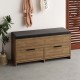 Παπουτσοθήκη Cove Megapap χρώμα ανοιχτό καρυδί 106x34x51,5εκ. Παπουτσοθήκη Cove Megapap χρώμα ανοιχτό καρυδί 106x34x51,5εκ.
