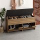 Παπουτσοθήκη Cove Megapap χρώμα ανοιχτό καρυδί 106x34x51,5εκ. Παπουτσοθήκη Cove Megapap χρώμα ανοιχτό καρυδί 106x34x51,5εκ.