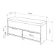 Παπουτσοθήκη Cove Megapap χρώμα ανοιχτό καρυδί 106x34x51,5εκ. Παπουτσοθήκη Cove Megapap χρώμα ανοιχτό καρυδί 106x34x51,5εκ.