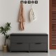 Παπουτσοθήκη Cove Megapap χρώμα ανθρακί 106x34x51,5εκ. Παπουτσοθήκη Cove Megapap χρώμα ανθρακί 106x34x51,5εκ.