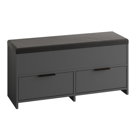 Παπουτσοθήκη Cove Megapap χρώμα ανθρακί 106x34x51,5εκ. Παπουτσοθήκη Cove Megapap χρώμα ανθρακί 106x34x51,5εκ.