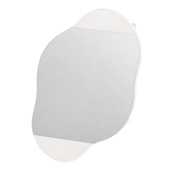 Καθρέπτης μπάνιου Cloud Megapap χρώμα λευκό 60x13x75εκ. Καθρέπτης μπάνιου Cloud Megapap χρώμα λευκό 60x13x75εκ.