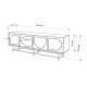 Μπουφές Joji Megapap χρώμα sapphire oak - silky black 186,8x40x77,6εκ. Μπουφές Joji Megapap χρώμα sapphire oak - silky black 186,8x40x77,6εκ.