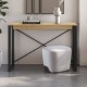 Κονσόλα Archie Megapap χρώμα sapphire oak 110x35x75εκ.