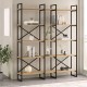 Βιβλιοθήκη Dusan Megapap χρώμα sepet oak 143,5x30x175εκ. Βιβλιοθήκη Dusan Megapap χρώμα sepet oak 143,5x30x175εκ.
