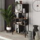 Βιβλιοθήκη Midi Megapap χρώμα sapphire oak - silky black 88x35x175εκ. Βιβλιοθήκη Midi Megapap χρώμα sapphire oak - silky black 88x35x175εκ.