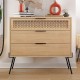 Συρταριέρα Naive Megapap χρώμα sapphire oak 93,1x40x83,1εκ. Συρταριέρα Naive Megapap χρώμα sapphire oak 93,1x40x83,1εκ.