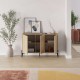 Μπουφές Naive Megapap χρώμα sapphire oak 126x40x80εκ. Μπουφές Naive Megapap χρώμα sapphire oak 126x40x80εκ.