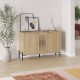 Μπουφές Naive Megapap χρώμα sapphire oak 126x40x80εκ. Μπουφές Naive Megapap χρώμα sapphire oak 126x40x80εκ.