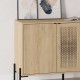 Μπουφές Naive Megapap χρώμα sapphire oak 126x40x80εκ. Μπουφές Naive Megapap χρώμα sapphire oak 126x40x80εκ.