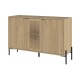 Μπουφές Naive Megapap χρώμα sapphire oak 126x40x80εκ. Μπουφές Naive Megapap χρώμα sapphire oak 126x40x80εκ.