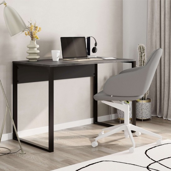 Γραφείο εργασίας Inna Megapap χρώμα γκρι ρετρό - silky black 110x60x75εκ. Γραφείο εργασίας Inna Megapap χρώμα γκρι ρετρό - silky black 110x60x75εκ.