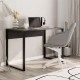 Γραφείο εργασίας Inna Megapap χρώμα γκρι ρετρό - silky black 110x60x75εκ. Γραφείο εργασίας Inna Megapap χρώμα γκρι ρετρό - silky black 110x60x75εκ.