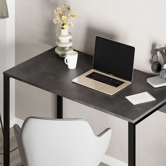 Γραφείο εργασίας Inna Megapap χρώμα γκρι ρετρό - silky black 110x60x75εκ. Γραφείο εργασίας Inna Megapap χρώμα γκρι ρετρό - silky black 110x60x75εκ.