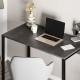 Γραφείο εργασίας Inna Megapap χρώμα γκρι ρετρό - silky black 110x60x75εκ. Γραφείο εργασίας Inna Megapap χρώμα γκρι ρετρό - silky black 110x60x75εκ.
