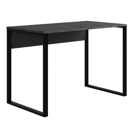 Γραφείο εργασίας Inna Megapap χρώμα γκρι ρετρό - silky black 110x60x75εκ. Γραφείο εργασίας Inna Megapap χρώμα γκρι ρετρό - silky black 110x60x75εκ.
