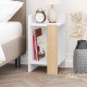 Κομοδίνο Elos Megapap χρώμα λευκό - saphhire oak 30x31,7x55εκ. Κομοδίνο Elos Megapap χρώμα λευκό - saphhire oak 30x31,7x55εκ.