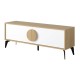Έπιπλο τηλεόρασης Gora Megapap χρώμα sapphire oak - λευκό 140x35,6x51εκ. Έπιπλο τηλεόρασης Gora Megapap χρώμα sapphire oak - λευκό 140x35,6x51εκ.