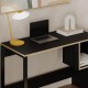 Γραφείο εργασίας Cubo Megapap χρώμα black wood 110x50x75εκ. Γραφείο εργασίας Cubo Megapap χρώμα black wood 110x50x75εκ.