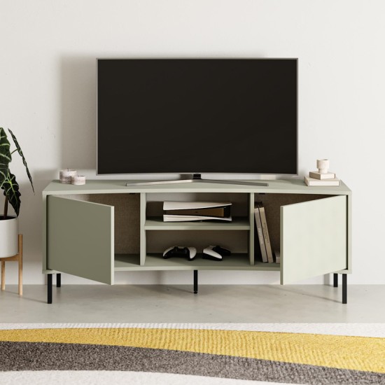 Έπιπλο τηλεόρασης Frem Megapap χρώμα ash green 150x40x55εκ. Έπιπλο τηλεόρασης Frem Megapap χρώμα ash green 150x40x55εκ.