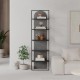 Βιβλιοθήκη Archy Megapap χρώμα γκρι ρετρό 53x31,7x180εκ. Βιβλιοθήκη Archy Megapap χρώμα γκρι ρετρό 53x31,7x180εκ.
