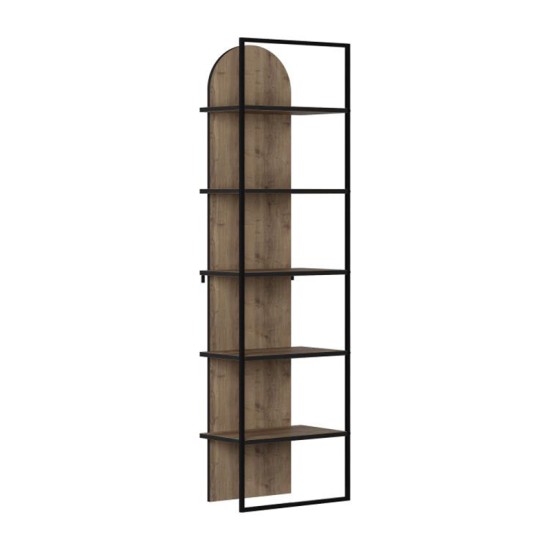 Βιβλιοθήκη Archy Megapap χρώμα ανοιχτό καρυδί 53x31,7x180εκ. Βιβλιοθήκη Archy Megapap χρώμα ανοιχτό καρυδί 53x31,7x180εκ.