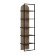 Βιβλιοθήκη Archy Megapap χρώμα ανοιχτό καρυδί 53x31,7x180εκ. Βιβλιοθήκη Archy Megapap χρώμα ανοιχτό καρυδί 53x31,7x180εκ.
