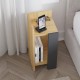 Κομοδίνο Elos Megapap αριστερό χρώμα sapphire oak - ανθρακί 25x27x60εκ. Κομοδίνο Elos Megapap αριστερό χρώμα sapphire oak - ανθρακί 25x27x60εκ.