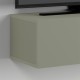 Έπιπλο τηλεόρασης επιτοίχιο Francy Megapap χρώμα ash green 135x31,7x25εκ.