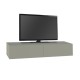 Έπιπλο τηλεόρασης επιτοίχιο Francy Megapap χρώμα ash green 135x31,7x25εκ.
