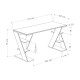 Γραφείο εργασίας Papillon Megapap χρώμα sapphire oak - λευκό 137x60x75εκ Γραφείο εργασίας Papillon Megapap χρώμα sapphire oak - λευκό 137x60x75εκ