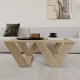 Τραπεζάκι σαλονιού Pipra Megapap χρώμα sapphire oak 110x60x40εκ. Τραπεζάκι σαλονιού Pipra Megapap χρώμα sapphire oak 110x60x40εκ.