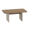 Τραπεζάκι σαλονιού Pietra Megapap χρώμα sepet oak - sandstone 100x60x41,8εκ.